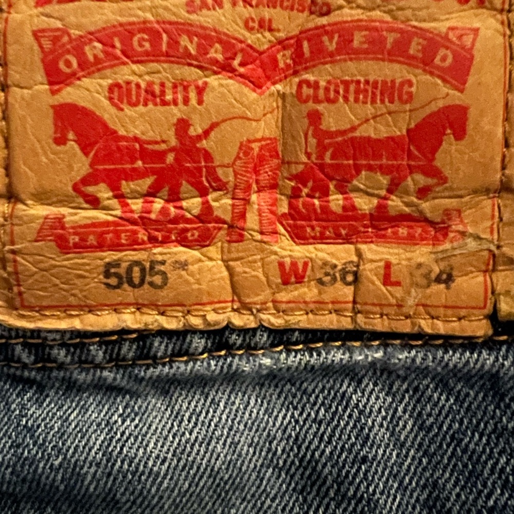 Levi's Classic Blue Straight Jeans Timeless Fit